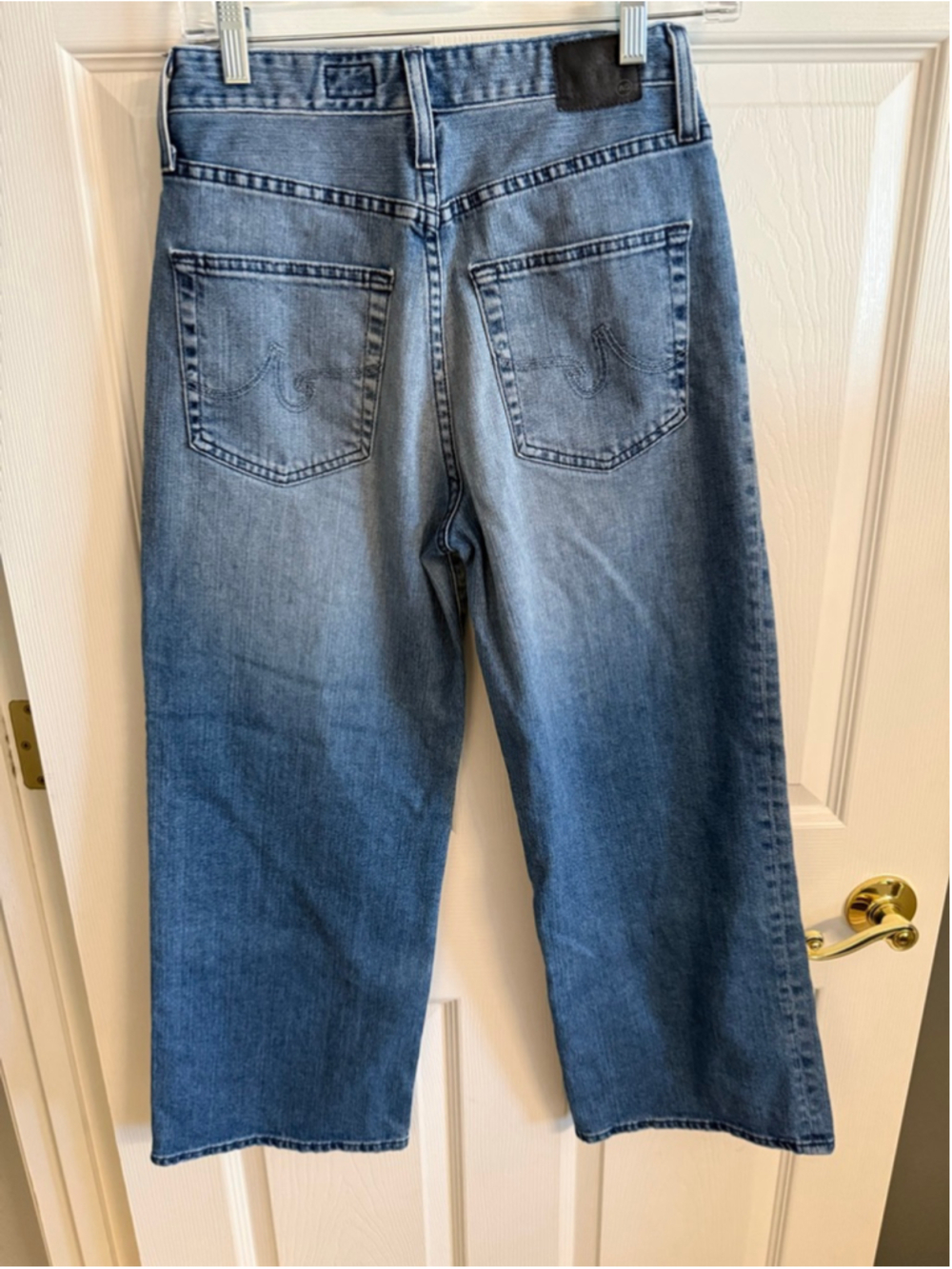 Adriano Goldschmied Etta High Waist Crop Wide Leg Jeans Size 27 - Picture 2 of 8